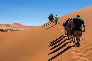 Wüstenwanderung